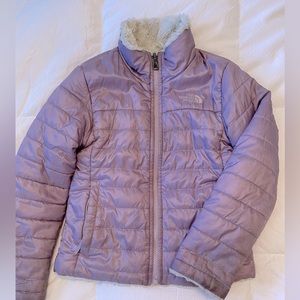 The North Face girls reversible jacket S